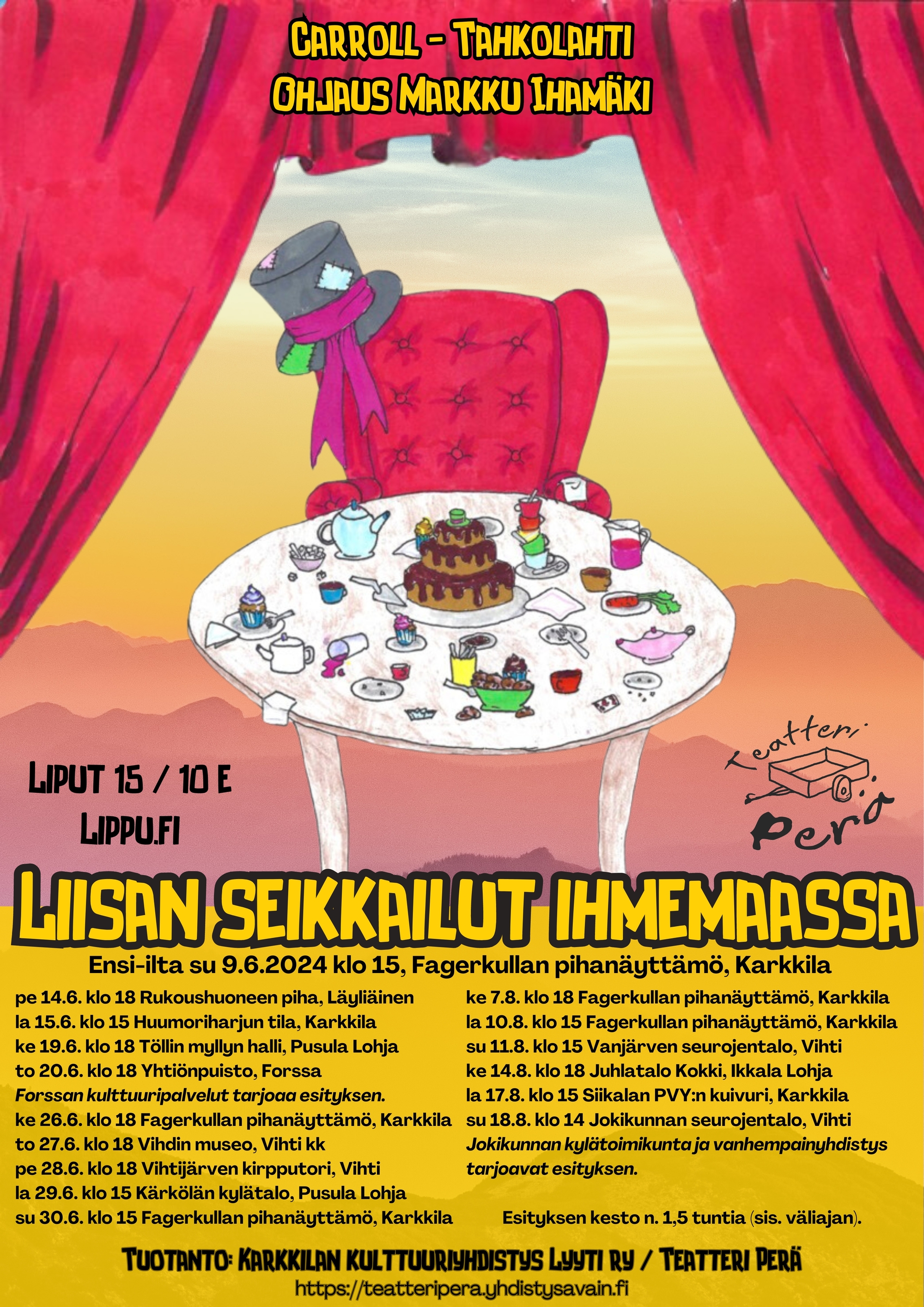 LTeatteri Perä Liisa Ihmemaassa-juliste